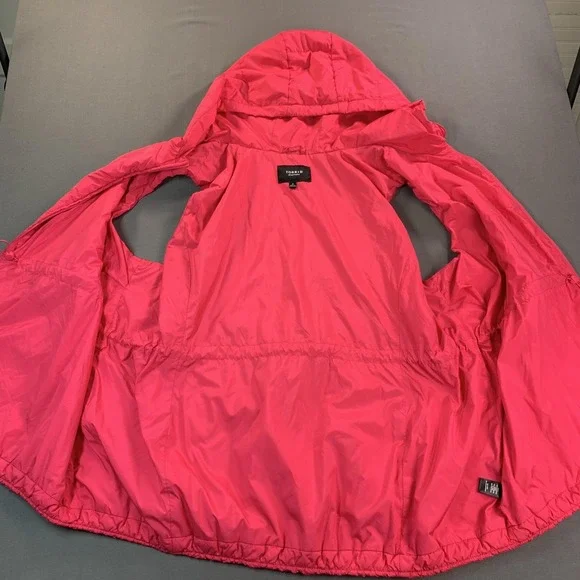 Torrid Vest Womens 4 Pink Hooded Quilted Puffer Full Zip Pockets Warm Insulated - Picture 5 of 14